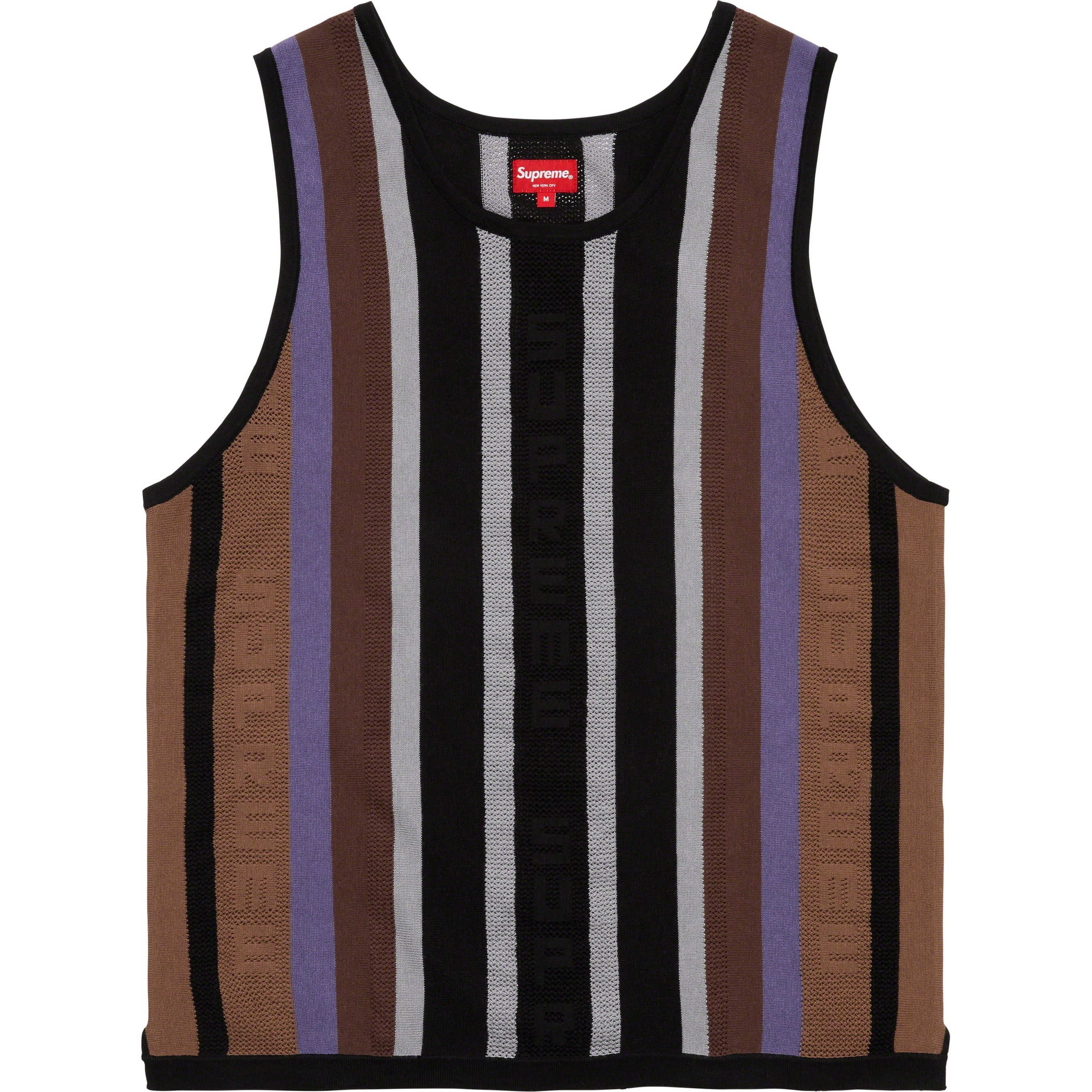 Knit Stripe Tank Top view 6